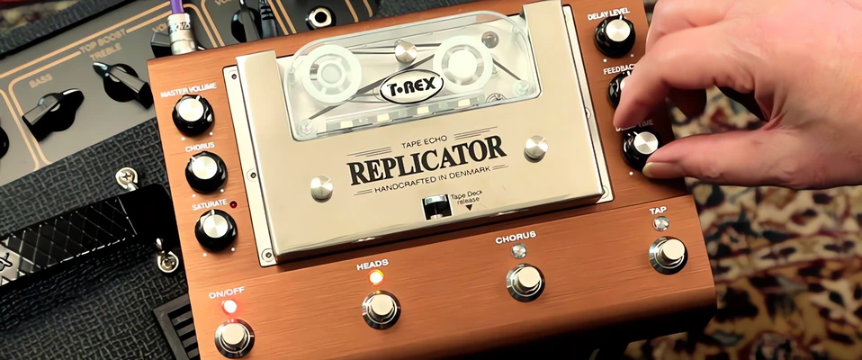 Taśmowy Delay T-REX Replicator w wersji studyjnej