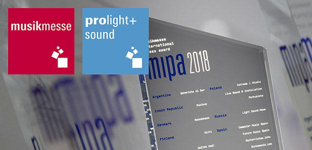 Znamy zwycięzców Musikmesse &amp; Prolight+Sound International Press Awards'18