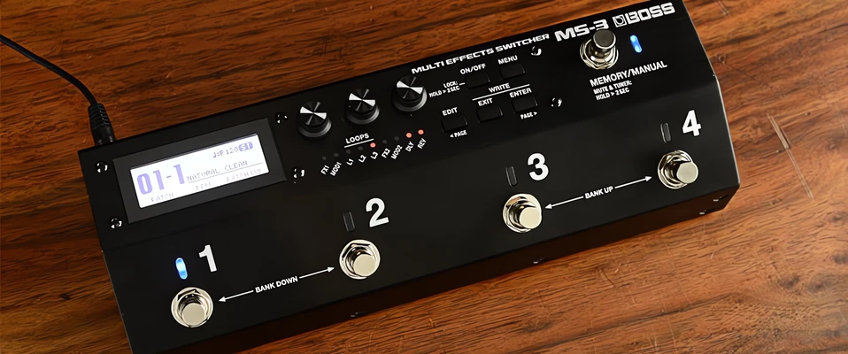 Boss MS-3 Multi Effects Switcher - kompaktowo i bezkompromisowo