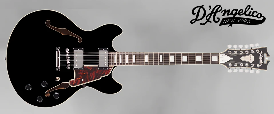 D'Angelico Guitars przedstawia 12-strunowy model DC12 