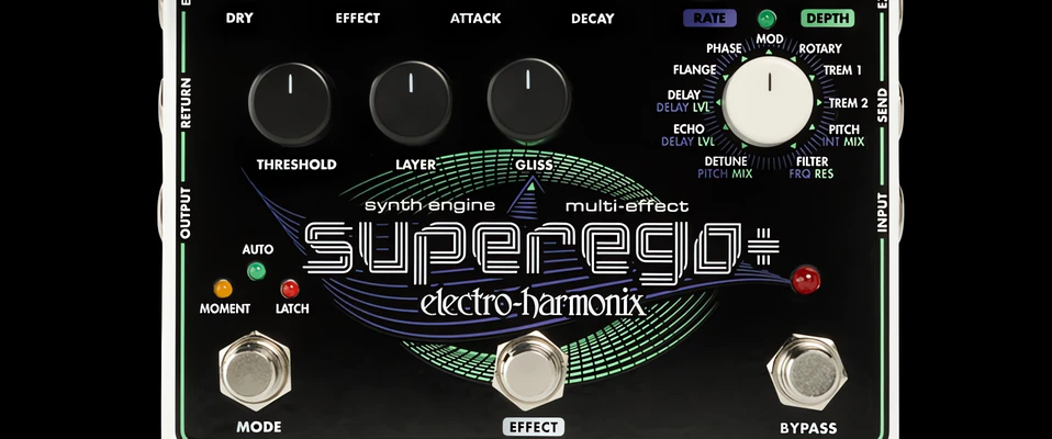 Electro-Harmonix przedstawia wielofunkcyjny model Superego+ 