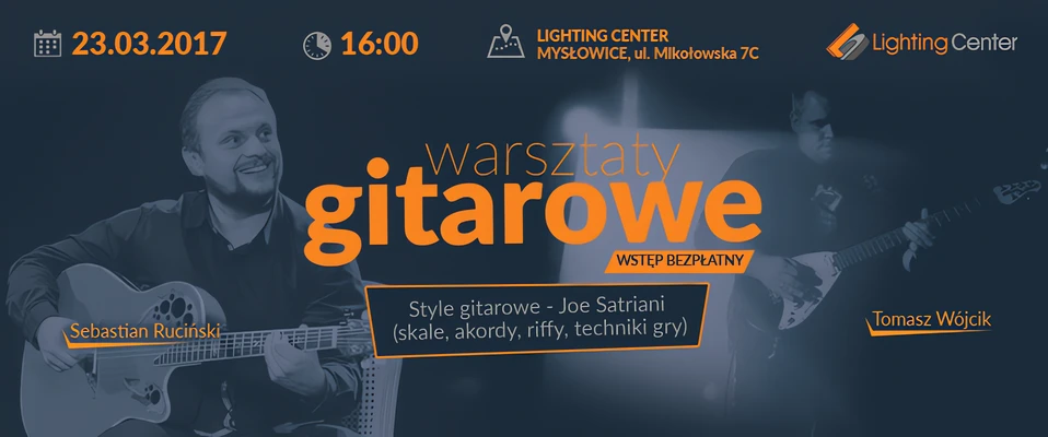 LIGHTING  CENTER: Warsztaty gitarowe - Joe Satriani