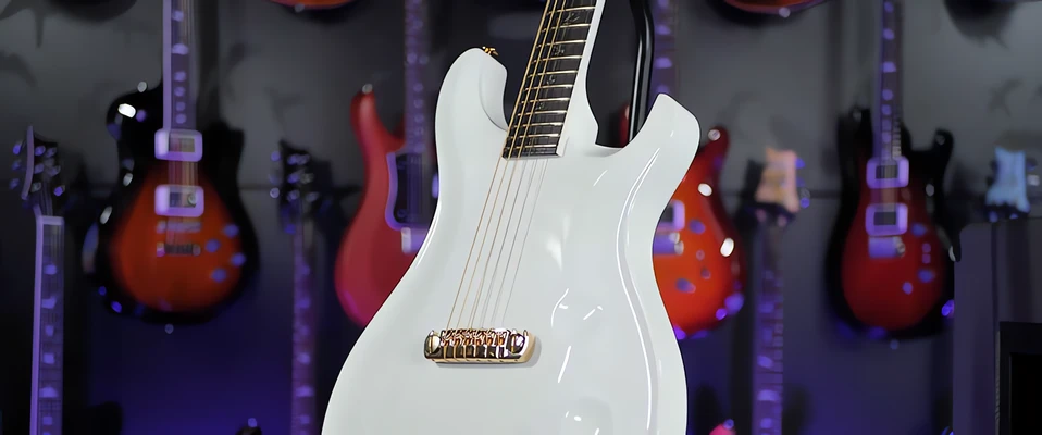 Niesamowita, biała gitara od PRS