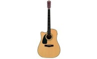 FENDER - DG-10 CE LH Natural- Acoustic-Electric Cutaway Left Handed Model