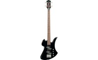 B.C. Rich Platinum Mockingbird Bass