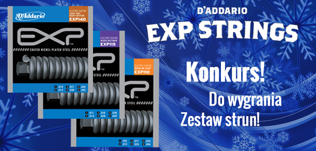 KONKURS: Wygraj struny D'Addario do swojego elektryka!