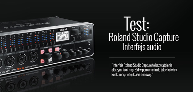 Wielokanałowy interfejs Roland Studio Capture - Twoje studio zawsze pod ręką