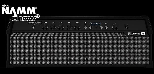 NAMM2017: Line 6 Spider V 240HC - Head i combo w jednym!