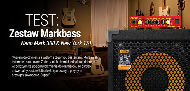 Test zestawu basowego Markbass Nano Mark 300 &amp; New York 151