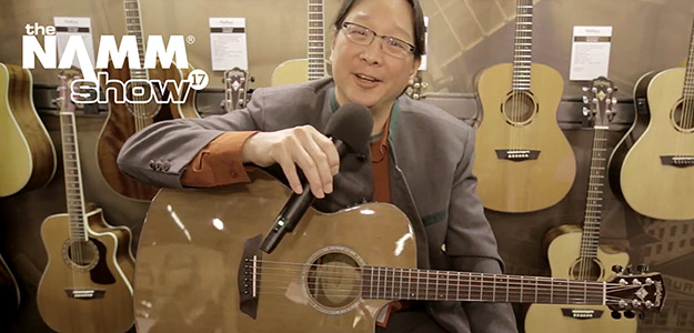 NAMM2017: Washburn Woodline dla muzyków fingerstyle [VIDEO]