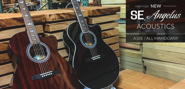 PRS SE Angelus A10E: całkowicie mahoniowa gitara akustyczna.