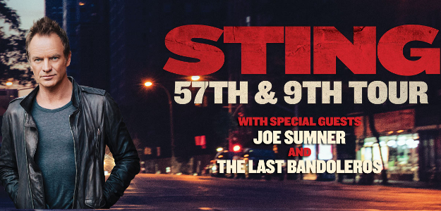 Sting promuje swoją najnowszą płytę podczas trasy 57TH &amp; 9TH