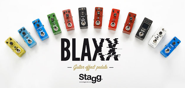 Stagg prezentuje pełną gamę efektów gitarowych Blaxx