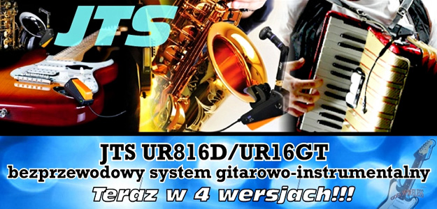 JTS prezentuje bezprzewodowy system instrumentalny UT-16GT