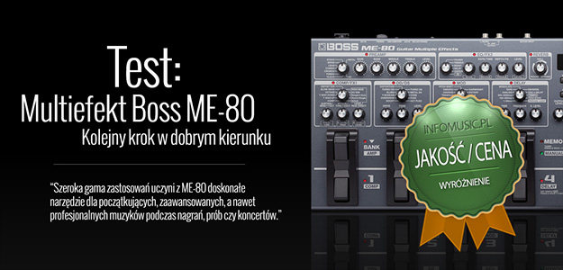 Test multiefektu gitarowego Boss ME-80