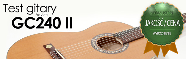 Pro Arte GC240 II - Gitara klasyczna z litego drewna!