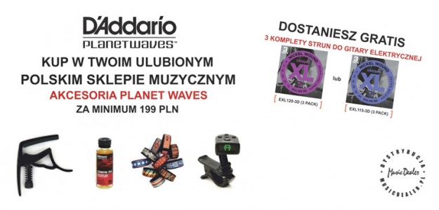 Struny D'Addario za darmo!