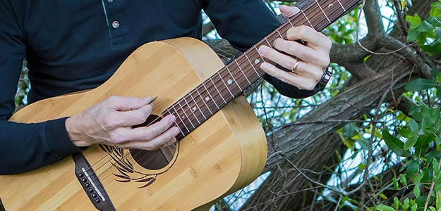 Bambusowe cudo od Luna Guitars - Woodland Bamboo