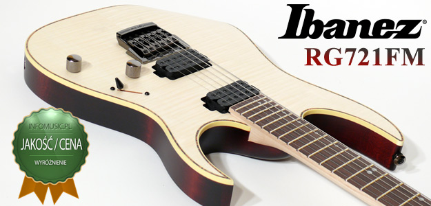 Piękne rockowe wiosło - Test gitary Ibanez RG721FM