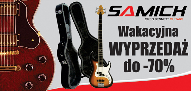 Samick Guitars: wyprzedaż w sklepie Magnus