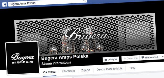 Bugera Polska - Rusza nowy fanpage na Facebooku