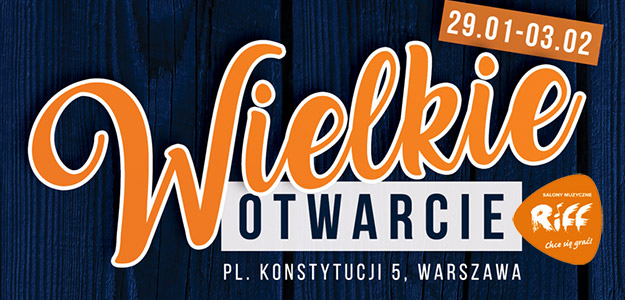 Warszawski Salon Riff w nowej lokalizacji - cykl eventów!