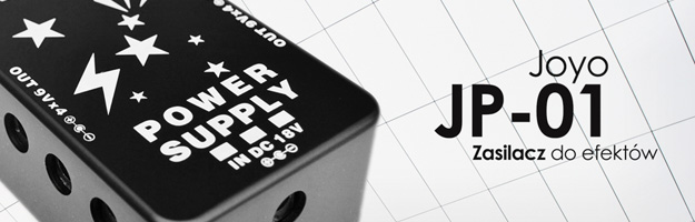 Test zasilacza do efektów gitarowych Joyo JP-01