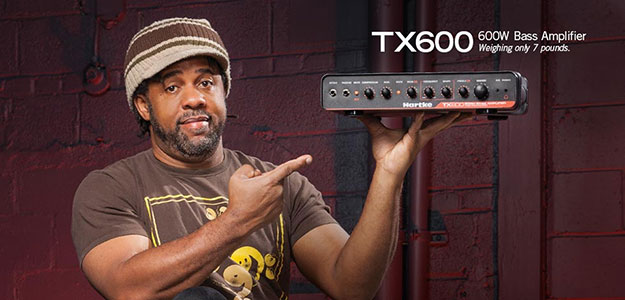 Legendarny Victor Wooten testuje head Hartke TX600