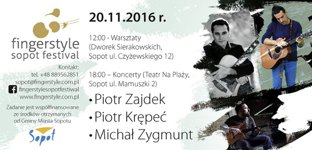 Fingerstyle Festival wkrótce w Sopocie