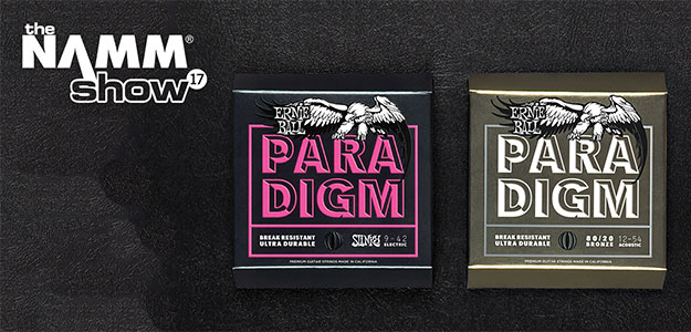 NAMM2017: Siła, wytrzymałość, brzmienie - nowe struny Ernie Ball