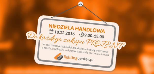 Muzyczne prezenty w Lighting Center także w Niedzielę!