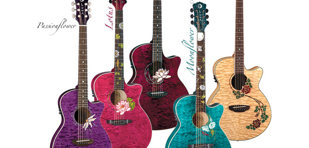 Zagraj na elektroakustyku Luna Guitars z serii Flora