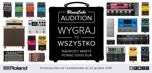 Roland Blues Cube Audition z nagrodami o wartości 50.000 zł!