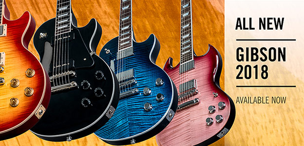 Gibson przedstawia katalog gitar na rok 2018 