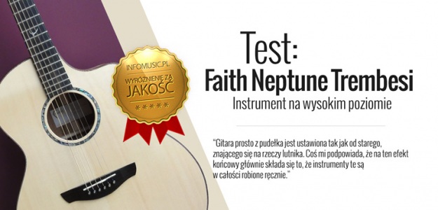 TEST gitary elektroakustycznej Faith Neptune Trembesi