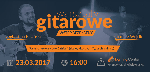 Lighting Center: Warsztaty gitarowe - Joe Satriani