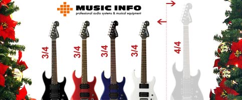 Masz krótkie palce ? - to nie problem! Washburn 3/4 może w tym pomóc.