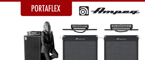 Ampeg Portaflex - kompaktowe wzmacniacze i kolumny basowe