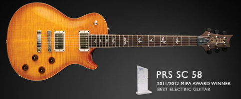 MESSE2012: PRS SC58 najlepszę gitarą elektryczną według MIPA
