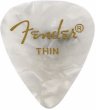 Fender 351 Premium White Moto kostka git. Thin - zdjęcie 1
