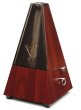 Wittner Piramida 812 K Mahogany - metronom mechaniczny z dzwonkiem - zdjęcie 1