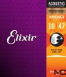Elixir NanoWeb PB 16002 Extra Light - struny do gitary akustycznej - zdjęcie 1
