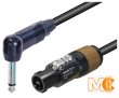 MC Audio GS1NK 3 - przewód głośnikowy 2x1,5mm2 3m jack kątowy-speakon złącza Neutrik NL2FXX-W-S - zdjęcie 1