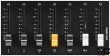 Monacor MXR 40PRO - profesjonalny mikser dźwięku, interfejs USB, 2 kanały mikrofonowe, bluetooth, odtwarzacz - zdjęcie 7