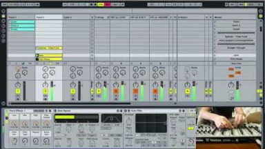 Tom Cosm   Using the Vestax VCM600 with Ableton Live 8