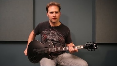 Dean Guitars Product Demo: Dean Thoroughbred Stealth Black Satin w/ EMG pickups!