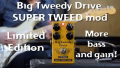 Mad Professor Big Tweedy Drive with Super Tweed mod demo by Marko Karhu