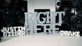 Justin Bieber - Right Here (Lyric Video) ft. Drake