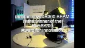 The XR300 BEAM by D.T.S. wins the PLASA 2009 AWARD FOR INNOVATION