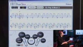 DT-HD1 Drum Tutorial Software at NAMM 09